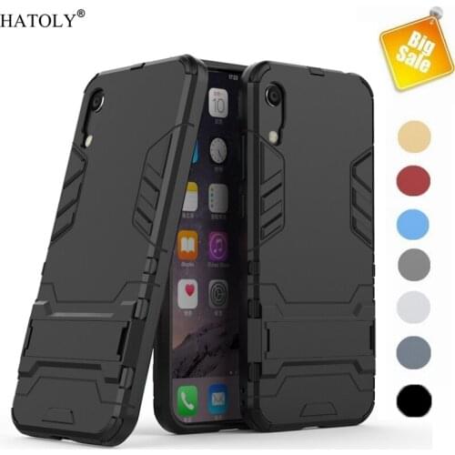 Huawei Y6 Pro 2019 Case for Huawei Y6 Pro 2019 Case Rubber Shell Shockproof Dual Layer Armor Stand Bumper Phone Case Y6 Pro 2019