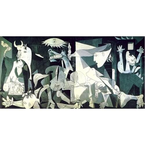 Picasso Guernica Painting on Canvas Cuadros Posters and Prints Scandinavian Wall Art Picture Home Decor