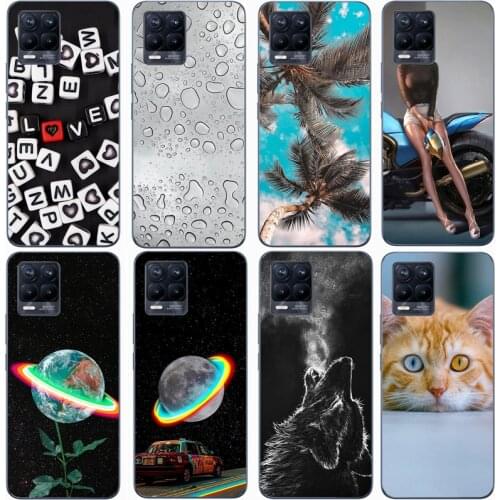 Fashion Soft silicone TPU Back Cover For OPPO REALME 8 PRO RMX3081 Phone Funda Case For Realme 8 pro rmx3081 Cute Cartoon Case