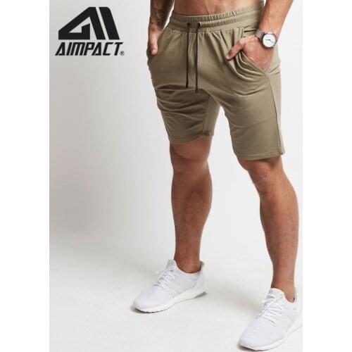 2019 New Fitness Casual Shorts for Men Bodybuilding Workout Training Gymi Trunks Male Athletic Running Track Shorts By Aimpact