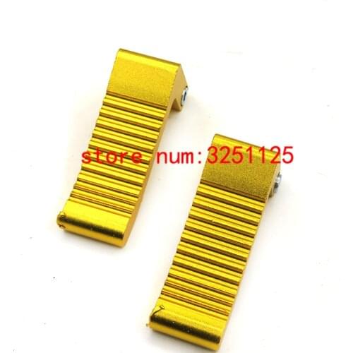 Minimoto 2-stroke gold CNC Aluminium alloy FOOTPEG FOOT REST PEG Mini Moto Racing 47cc 49cc Racing Pocket Bike Cag NEW