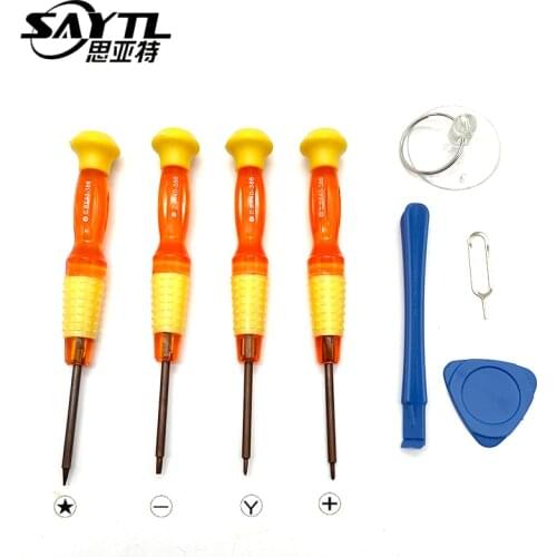 SAYTL 8 in 1 Triwing Screwdriver mobile Phone Repair Tool Set Hand Tools for IPhone Mobile Phone Xiaomi Tablet PC Small Toy Kit