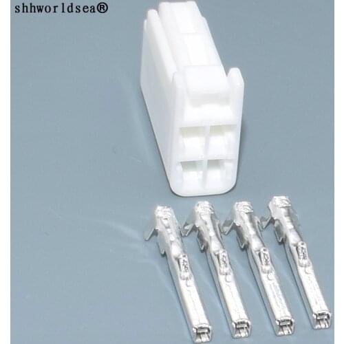 Shhworldsea 4 Pin 1.2mm Automotive Rear View Cable Plug Auto Female Socket For Toyota Mazda