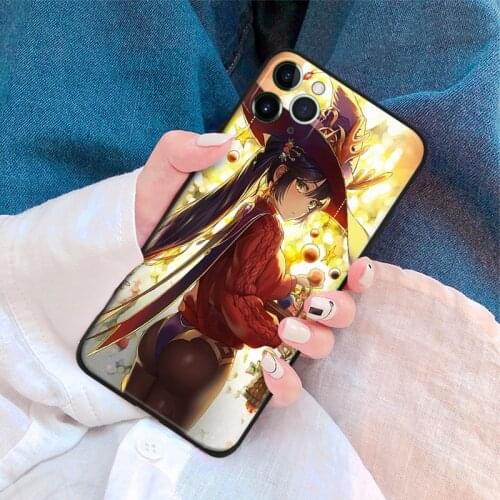 Mona Genshin Impact Game Fanart For IPhone Se 6 6s 7 8 Plus X XR XS 11 12 Mini Pro Max Glass TPU Silicone Phone Case Cover
