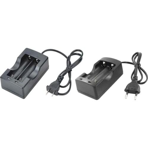 Smart Battery Charger for 18650 Lithium Battery Charger Dual Slot Batteries Quick Charging Dock for Torch 18650 EU US Plug