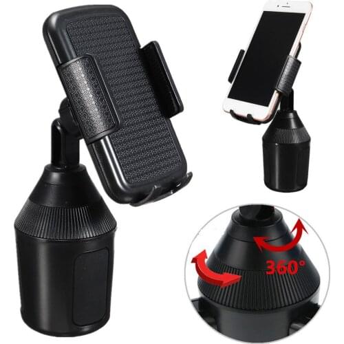 Universal 360 Degree Adjustable Cup Holder Car Mount For Cell Phones / Gps Bracket Interior Accessories Drinks Holders #yl10