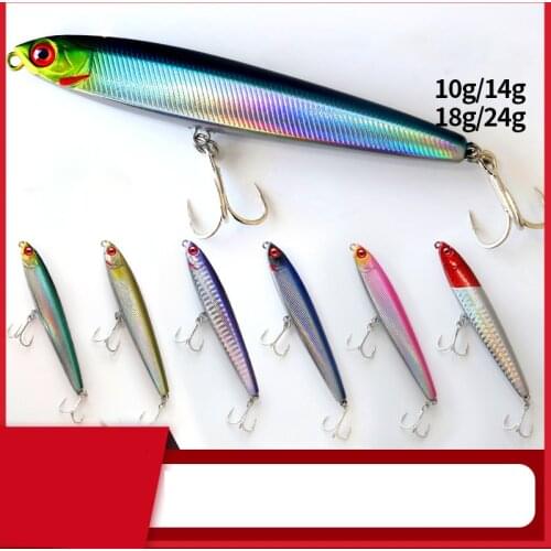 Top Quality Pencil lure 10/14/18/2G CM Minnow Fishing Lures Hard Bait 3D Eyes Vibrating Topwater Jigging Japan Fishing tackle