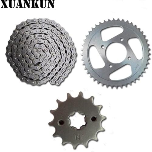 XUANKUN Motorcycle Parts 150NK Sets Chain Drive Sprocket Rear Disk Chain Assembly Assembly CFMOTO