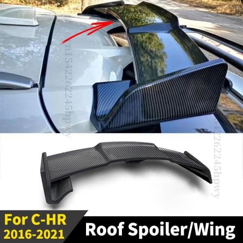 Roof Rear Spoiler Wing High Quality Trunk Spoiler Racing Splitter Diffuser For Toyota C-HR CHR 2016 2017 2018 2019 2020 2021