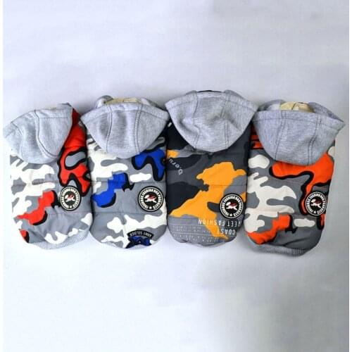 Winter Pet Dog Clothes Camouflage Windproof Vest Thick Warm Pet Clothing Waterproof Outfit for Small Large Dogs