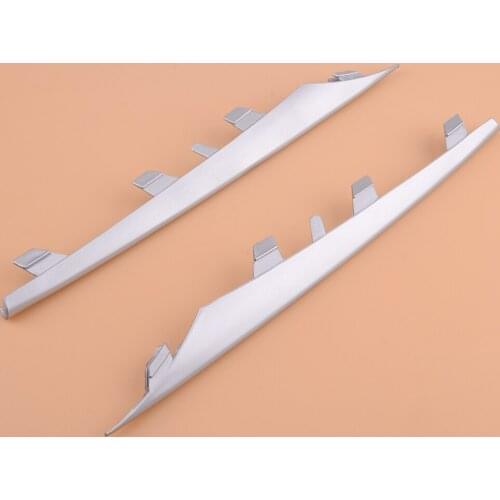 1 Pair Bumper Lower Grille Decorative Strip Molding fit for BMW X5 E70 2011 2012 2013 51117222847 51117222848