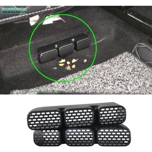 2PCS Seat AC Heat Floor Air Conditioner Duct Vent Outlet Grille Cover 2016-2019 Car Accessories Trim Fit for Changan CS16 Abs