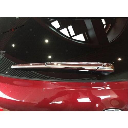 Yimaautotrims Accessories Fit For LEXUS NX NX200T NX300T 2015 - 2019 Chrome Rear Window Windscreen Rain Wiper Strip Cover Trim