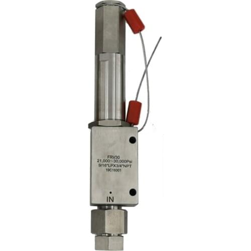 Free shipping Wellness Model : FRV-30 Stainless steel 316 21,000-30,000 PSI safety pressure relief valve for liquid/gas