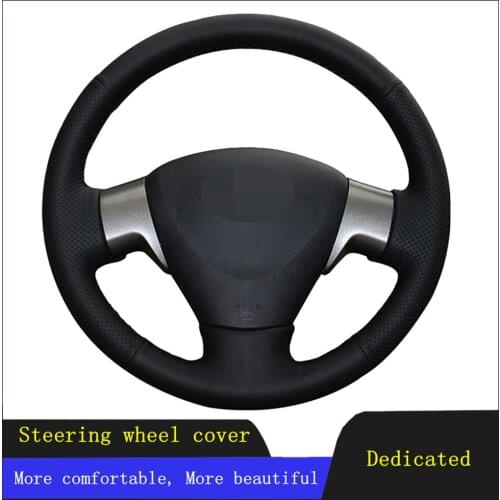 DIY Car Accessories Steering Wheel Cover Black Artificial Leather For Toyota Corolla 2009-2013 Matrix 2009-2010 Auris 2007-2009