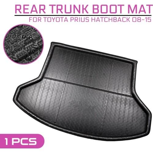 For Toyota Prius Hatchback 2008 2009 2010 2011-2015 Car Floor Mat Carpet Rear Trunk Anti-mud Cover