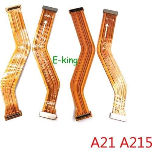 10PCS Mainboard Flex For Samsung Galaxy A21 A215 Main Board Motherboard Connector LCD Flex Cable