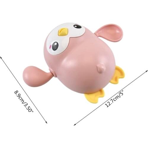 Bathing Toy Water Play Toy Floating Penguin Clockwork Gift for Baby Bathing Indoor Bath Playset Bite-Free Baby 3Month