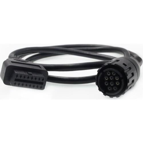 ICOM D Cable for BMW Motorcycles Motorbike Diagnostic Cable 10 Pin to OBD 16 pin Adapter