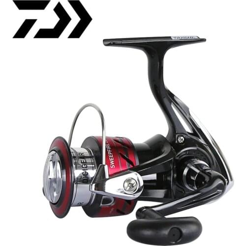 DAIWA Reel SWEEPFIRE 2B CS Spinning Fishing Reel 1500-5000 2+1BB With Aluminium Spool 2kg-6kg ABS & Metal Tackle Spinning Reel