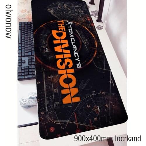 Tom clancys the division mouse pad gamer cute 90x40cm notbook mouse mat gaming mousepad xl pad mouse PC desk padmouse mats