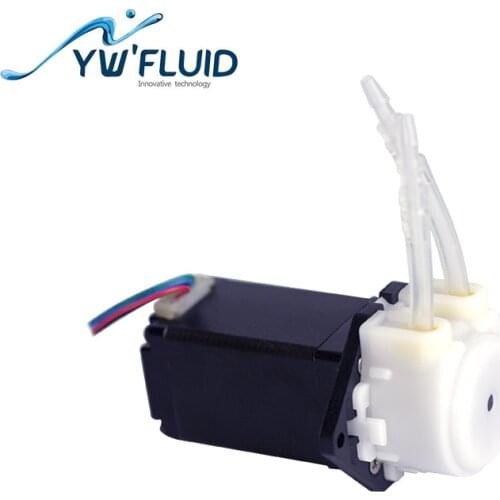 YWfluid small high precision silent micro peristaltic pump STEP self-priming pump for soap dispenser drinking fountain pump