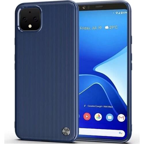 For Google Pixel4 XL Silicone Matte TPU Soft Phone Case Slim Cover For Pixel 3 3A XL Bumper Case Carbon Fibre Brush Cases