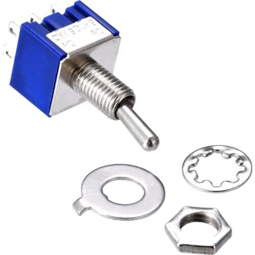 2019 New MTS-203 Switch 6A 125V AC 6-Pin ON-ON 6mm Mini Toggle Switches For Switching Lights Motors Electrical Equipment