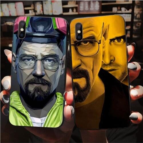 IMIDO breaking bad soft phone case cover for iphone 7 8 6s 6 plus 11 pro XS max XR X 10 se 5 5s TPU Silicone shell Funda Coque