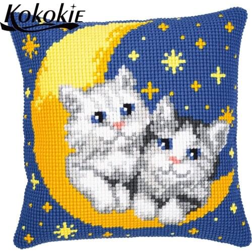 Handmade accessories kits for cross stitch kits pillowcase handicraft Embroider Needlework kits embroidery cushion cover kit