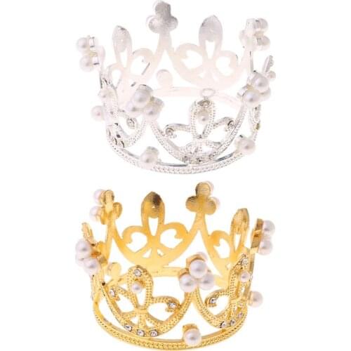 Newborn Girls Boys Photography Gold Crown Props Little Baby Photo foto shooting Crown Accessories Infant fotografia