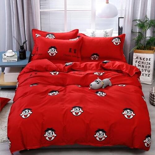 Queen Size Bedding Set Nordic Bedspread On The Bed Duvet Cover Bed Linen Bed linen 2 People Full Queen King 3/4 Pcs Home Textile