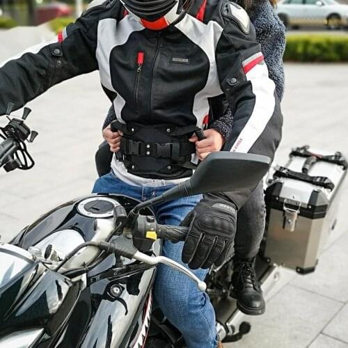 Motorcycle Scooters Rear Seat Passenger Grip Grab Handle Non-slip Strap Safety Belt Universal Moto Seat Strap For Children