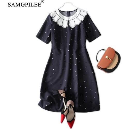 Samgpilee Summer Polka Dot Dresses