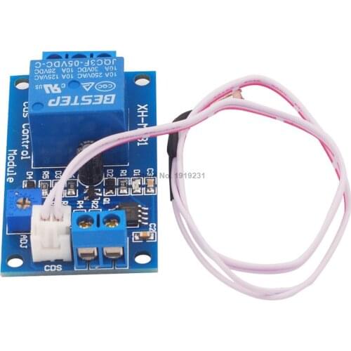 XH-M131 DC 5V Light Control Switch Photoresistor Relay Module Detection Sensor 10A brightness Automatic Control Module