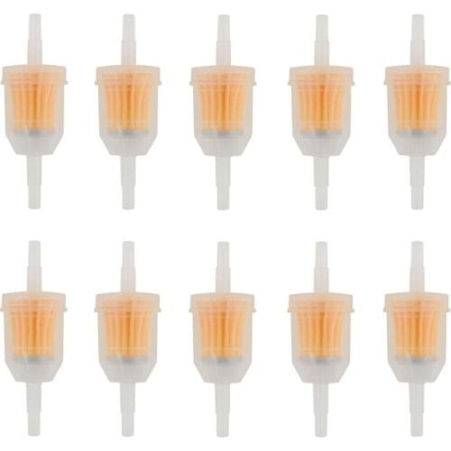 10PCS Universal Car Motor Inline Gas Oil Fuel Filter Small Engine For 6mm-8mm 1/4'' 5/16" Line