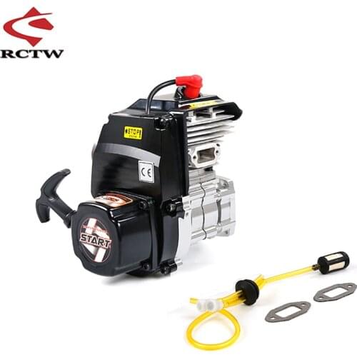 71CC Air-cooled 2-stroke 4-Bolt Gasoline Engine with (Walbro WJ71 Carburetor NGK Spark Plug) for 1/5 HPI ROFUN ROVAN KM BAJA LT