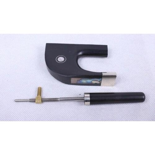 3/4upright double baass Bow Frog 4/4 ebony german Style frog Screw nice inlay #25