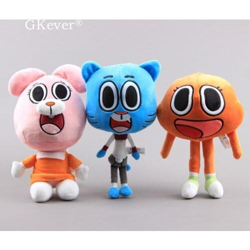 3 Colors Lovely Toy Dolls The Amazing World Plush Toy Figures Cute Lovely Soft Stuffed Doll for Kids Gift 10" 25 CM