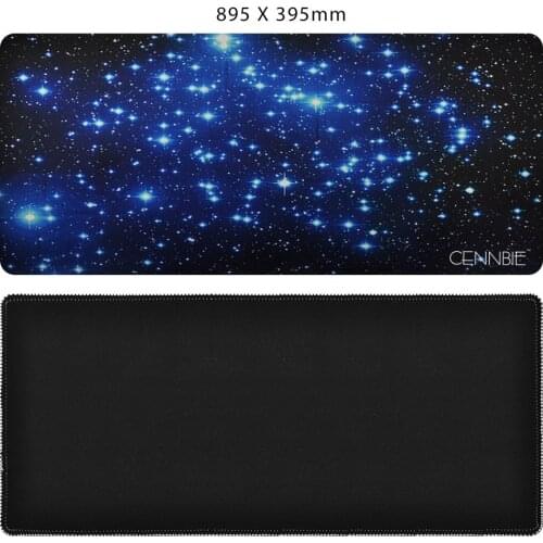 CENNBIE 90x40cm XXL Lockedge Large Gaming Mouse Pad Computer Gamer CS GO Keyboard Mouse Mat Hyper Beast Desk Mousepad for PC