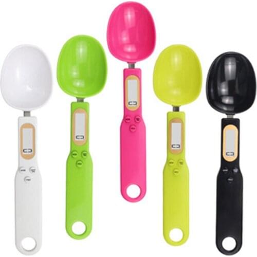 LCD Digital Kitchen Scale Electronic Cooking Food Weight Measuring Spoon 500g 0.1g Coffee Tea Sugar Spoon Scale Kitchen Tool