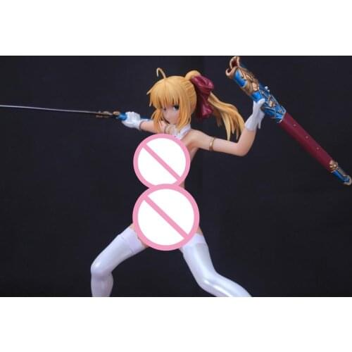 Fate/stay night Saber 1/6 nude anime figure resin figure girl