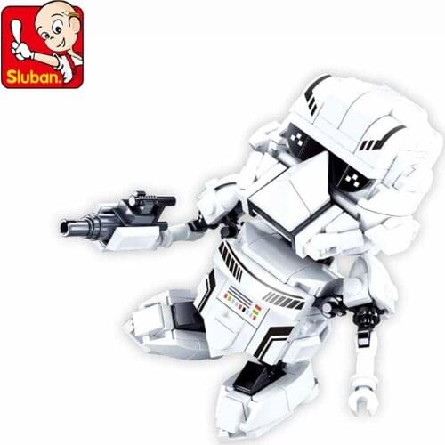 Sluban Special Forces Version Q Army Series Boys And Girls Building Block Model Toys Small Doll Toys DIY Childrens Holiday Gift