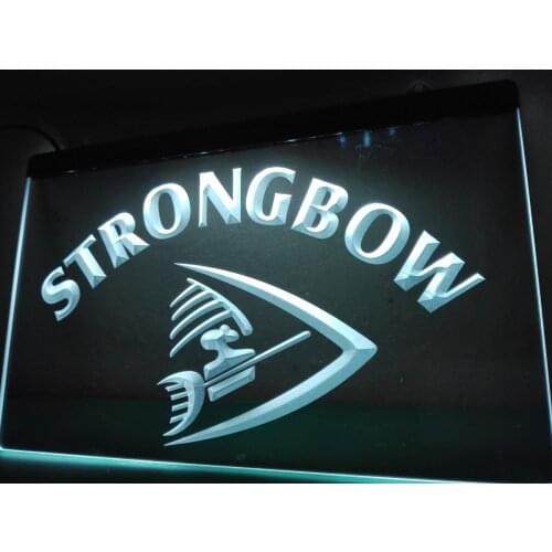 LE151- Strongbow Bar Beer Drink Pub NEW LED Neon Light Sign home decor crafts
