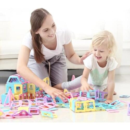 Big Size Magnetic Designer Construction Set Model & Building Toy Magnets Magnetic Blocks Educational Toys For Children Kids Gift