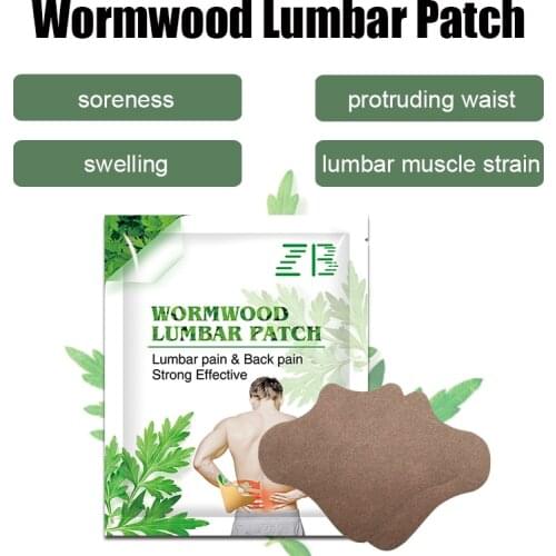 6/12/18pcs Lumbar Spine Stickers Arthritis Moxibustion Medical Plaster Wormwood Back Pain Patch Self-heating Bone Pain Relief