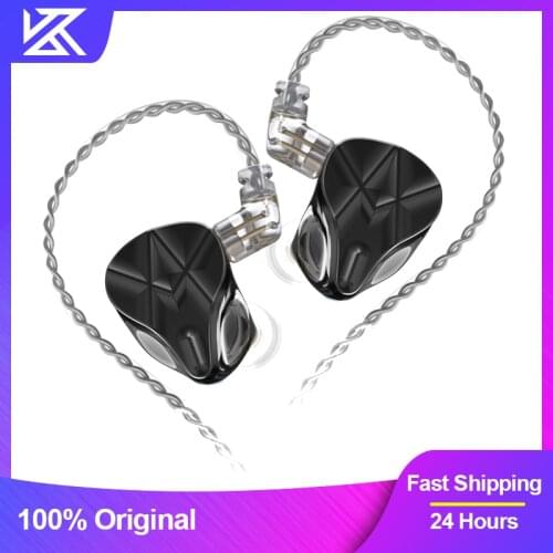 KZ ASF Earphones 10 BA Units HIFI Bass In Ear Monitor balanced armature headset Noise Cancelling Earbuds Sport
