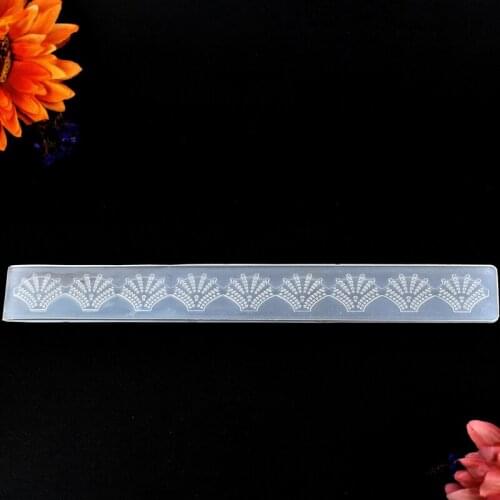 Shell Plastic Embossing Folder For Scrapbook DIY Album Card Tool Plastic Template 21.8x2.7cm KW7102318