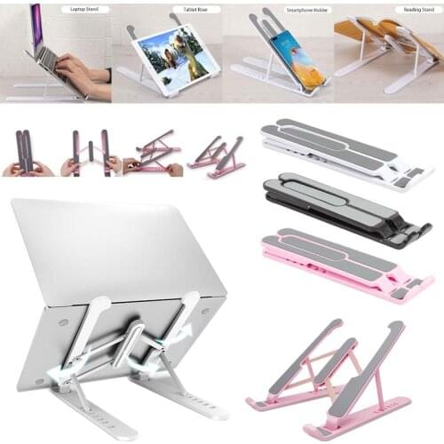 Laptop Stand Non-slip Desktop Laptop Holder Adjustable Foldable Notebook Stand for Notebook Macbook Pro Air IPad Pro DELL HP
