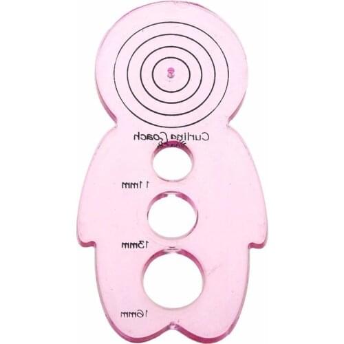 Lovely Paper Quilling Ruler Tool Quilled DIY Paper Quilling Origami Paper Curling Tool DIY Crafts Kids Drawing Toys Supplies